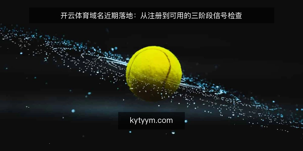 开云体育域名近期落地:从注册到可用的三阶段信号检查 — 当前落地基线:域名可用性先于注册 配图